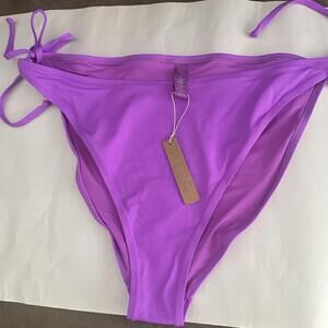 4X SKIMS Recycled Swim Dippy Tie Bottoms- Violet- SW-TBM-0797
